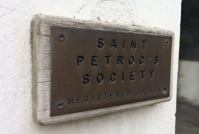 St Petroc's plaque