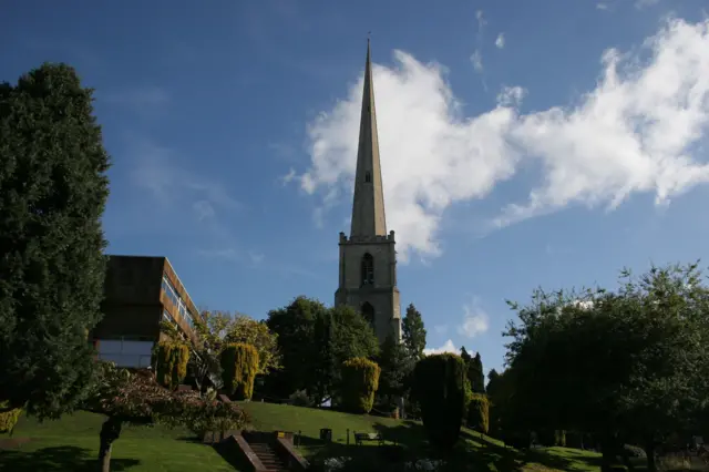 The Glover's needle church spire