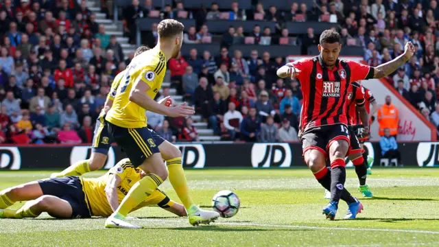 Josh King scores for Bournemouth