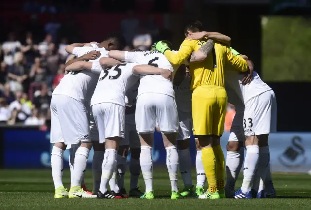 Swansea huddle