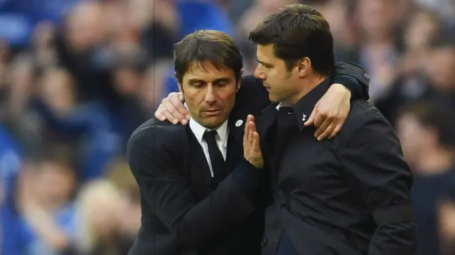 Antonio Conte and Mauricio Pochettino