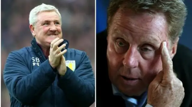 Steve Bruce and Harry Redknapp