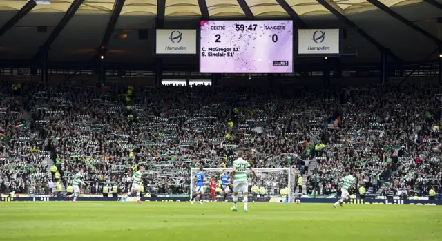 Celtic fans enjoyed the occasion