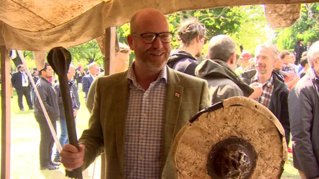 Paul Nuttall at a St George's Day event