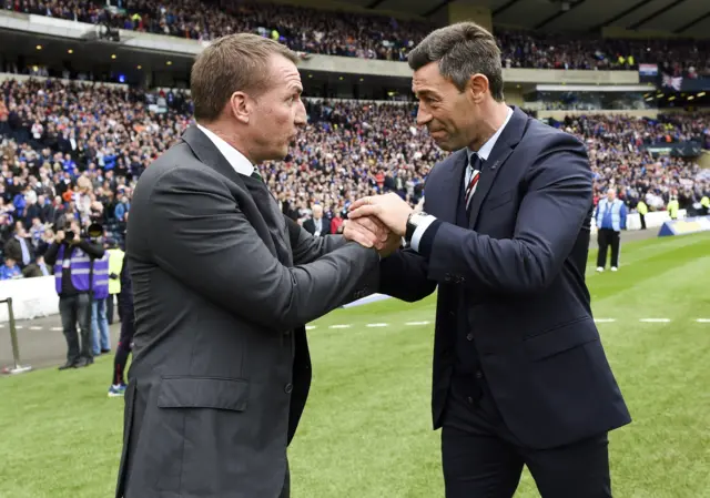 Brendan Rodgers and Pedro Caixinha