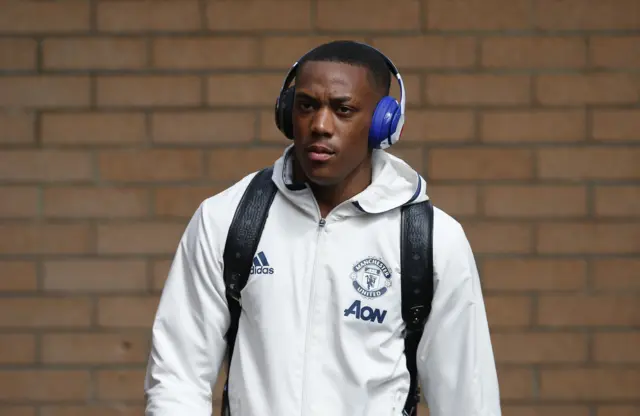 Manchester United's Anthony Martial