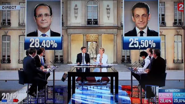 France 2 TV projection from April 2012