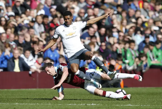 Manchester United's Marcus Rashford