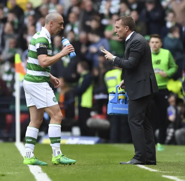 Scott Brown and Brendan Rodgers