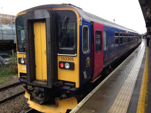 Train at platform