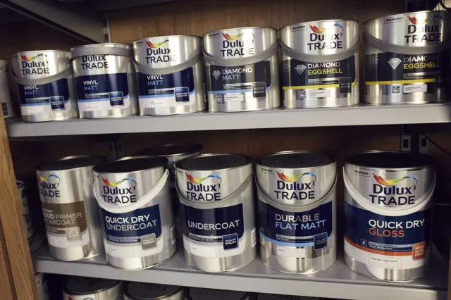 Dulux tins