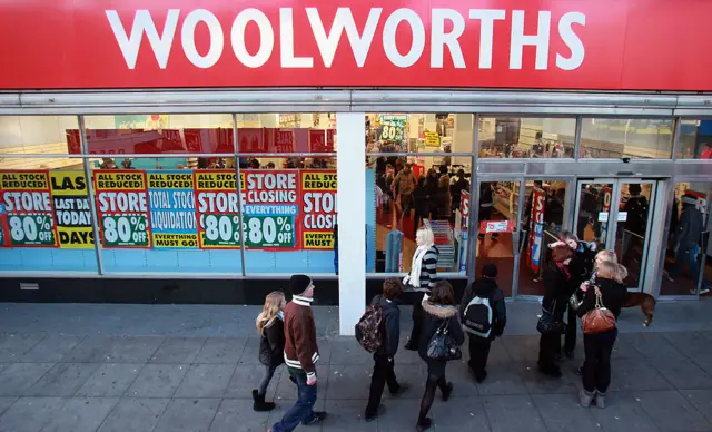 Woolworths store, 2009