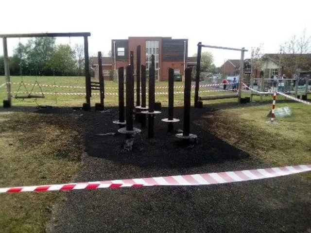 Playground fire Trowbridge