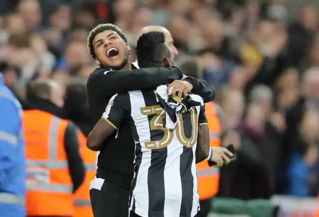 Newcastle celebrate