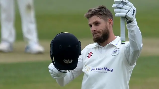 Chris Dent completed the 12th first-class century of his career, five of which have come at Nevil Road