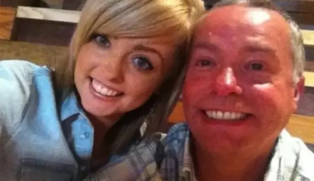 Hollie Gazzard and her father Nick