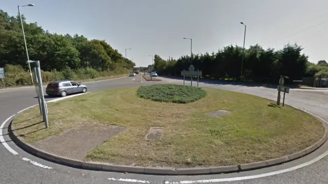 Welham Green roundabout