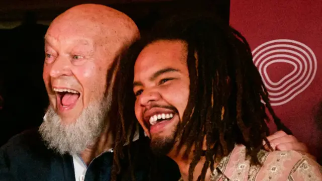 John Barry and Michael Eavis