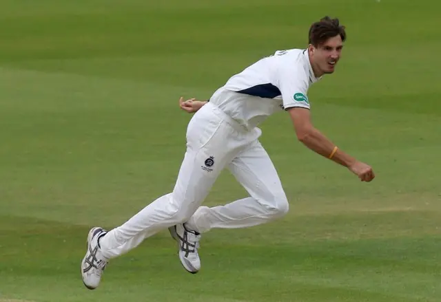 Middlesex pace bowler Steven Finn