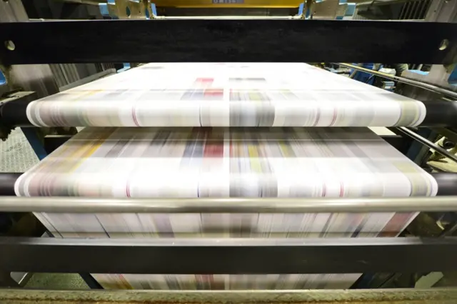 Newspaper press