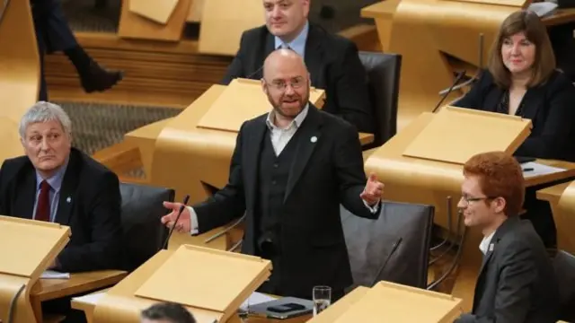 Patrick Harvie clashed with Nicola Sturgeon about aviation tax at her weekly Holyrood question session