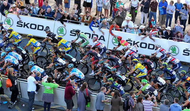 Tour of Britain cyclists