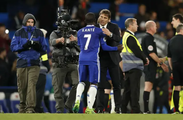 Chelsea celebrate