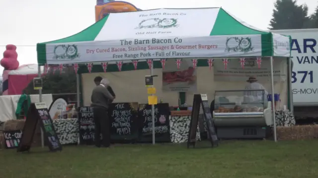 Barn Bacon Company stand