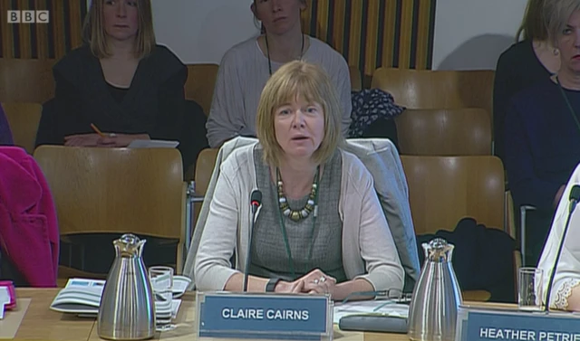 Caire Cairns from the Coalition of Carers in Scotland