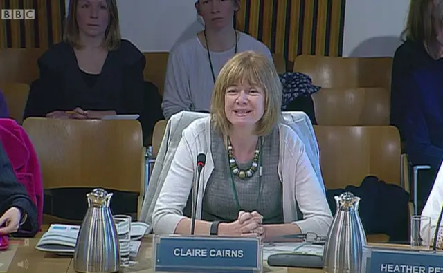 Caire Cairns from the Coalition of Carers in Scotland