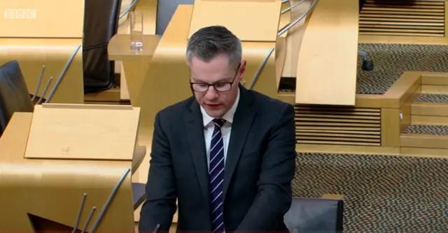 Finance Secretary Derek Mackay