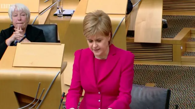 First Minister Nicola Sturgeon