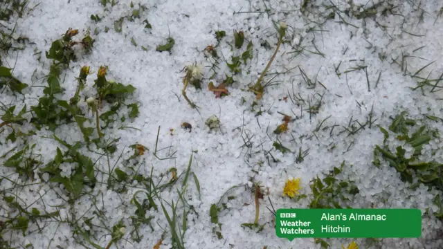 Hail in Hitchin