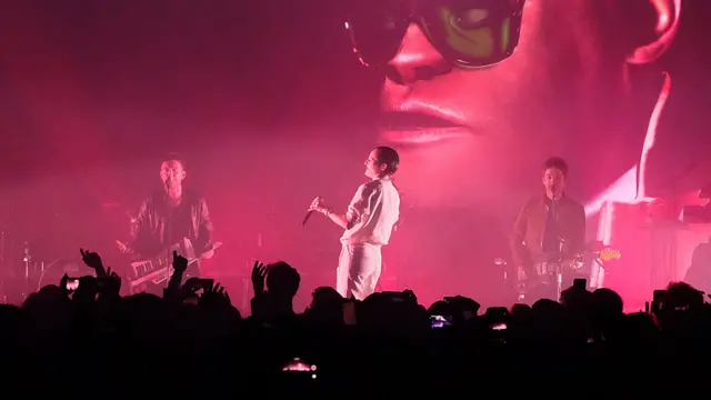 Damon Albarn, Jehnny Beth and Noel Gallagher