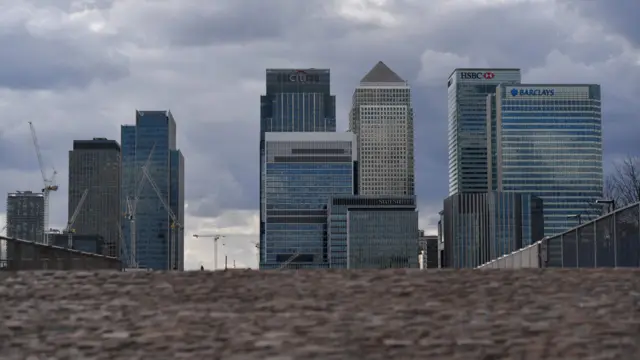 Skyscrapers at Canary Wharf