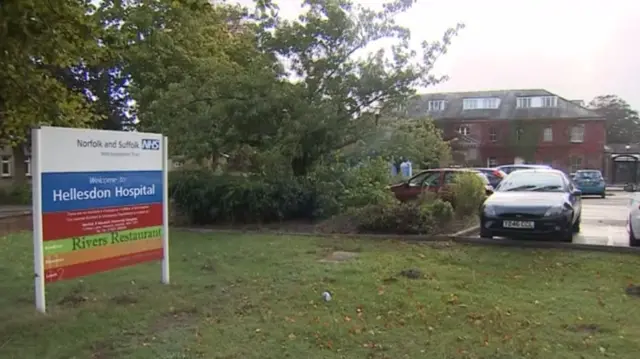 Hellesdon Hospital, base of the Norfolk and Suffolk NHS Foundation Trust