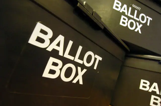 A ballot box