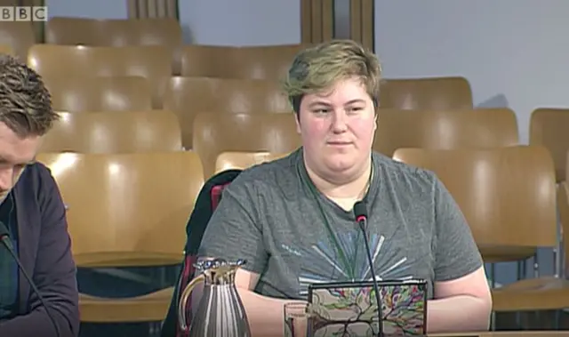 Ali Hudson  LGBT+ Campaign Representative from NUS Scotland