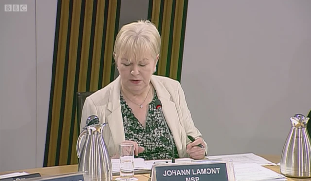 Comittee convener Johann Lamont