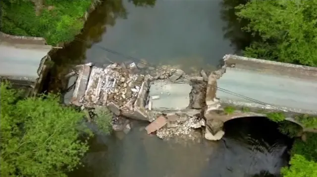 Bridge collapse