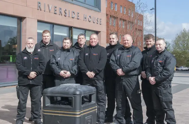 Litter wardens in Rotherham