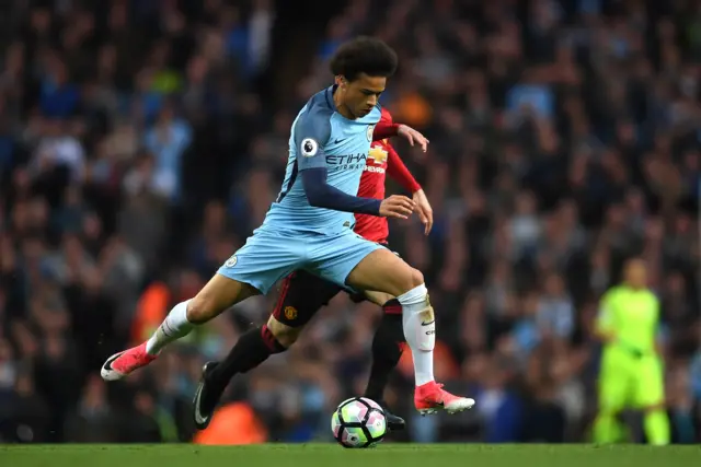 Manchester City's Leroy Sane