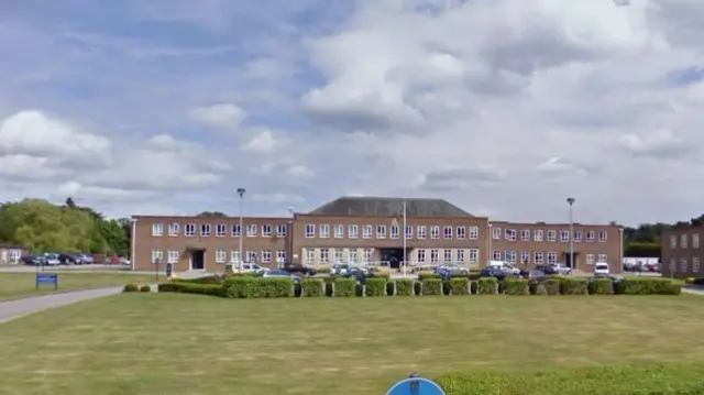 Staffordshire Police's old headquarters in Baswich