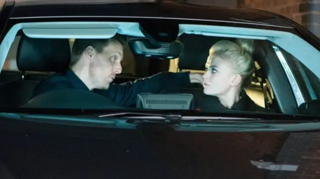 Chris Harper and Lucy Fallon play Nathan and Bethany