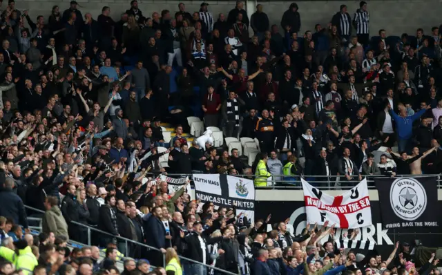 Newcastle fans