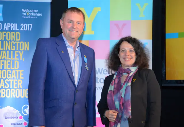 Sir Gary Verity and Sylvie Bermann, French Ambassador to the UK