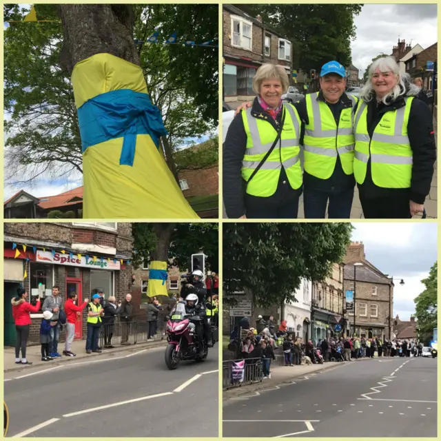 Pictures of the Tour de Yorkshire crowds in Norton