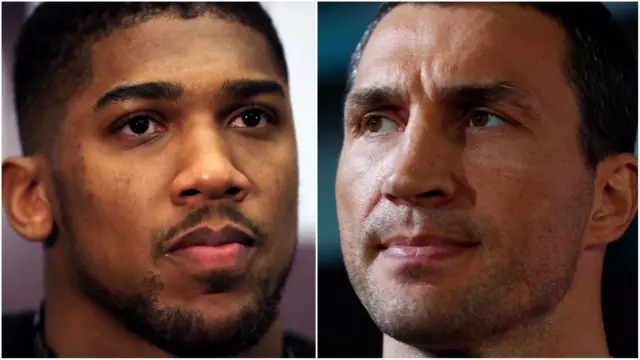 Anthony Joshua and Wladimir Klitschko