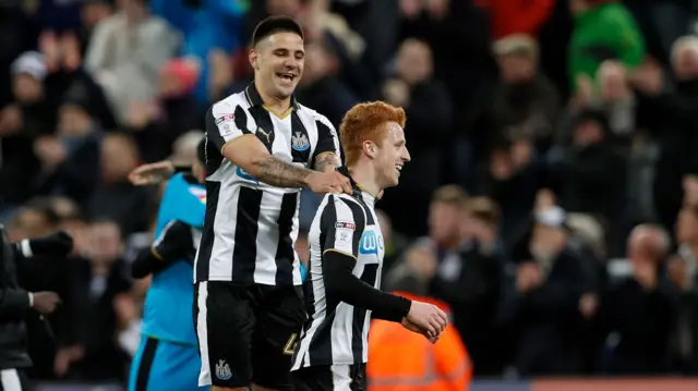 Newcastle celebrate