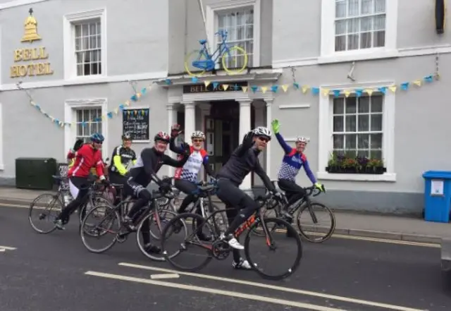 Cyclists in Driffield